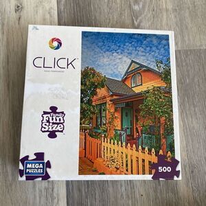 Jigsaw Puzzles Puzzle Click 500 Pc. Parga Boat  (used)  complete.